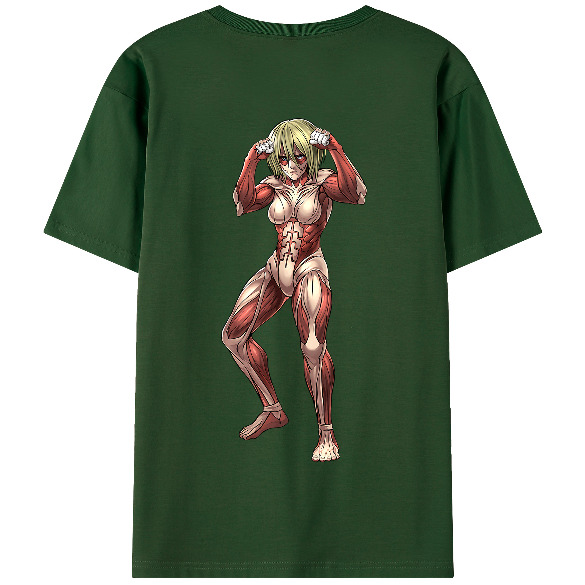 （画像用） 進撃の巨人 Attack on Titan 綿100％半袖Tシャツ（背面プリント）